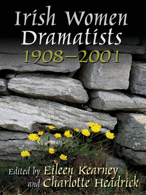 cover image of Irish Women Dramatists
